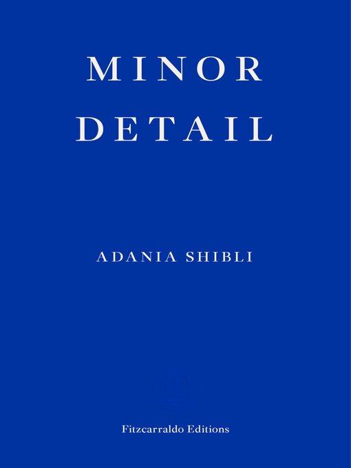 Cover of Minor Detail by Adania Shibli